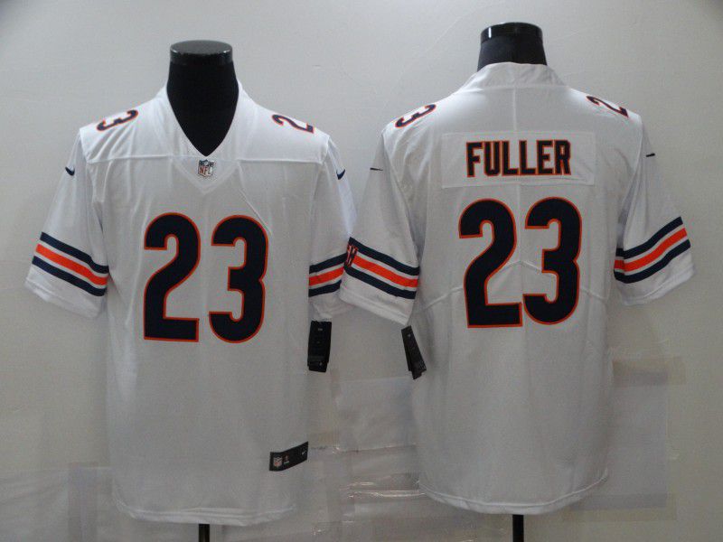 Men Chicago Bears 23 Fuller White Nike Vapor Untouchable Limited 2020 NFL Nike Jerseys